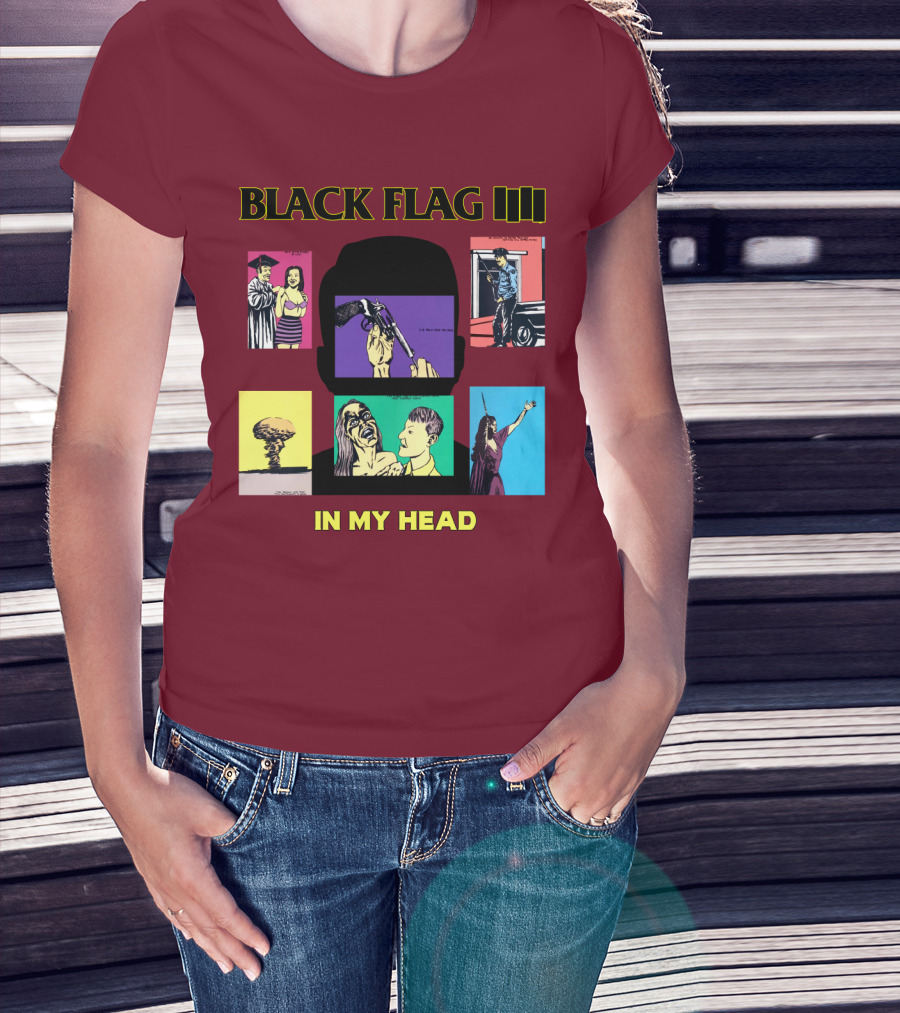 Black Flag Iiii In My Head T-Shirt
