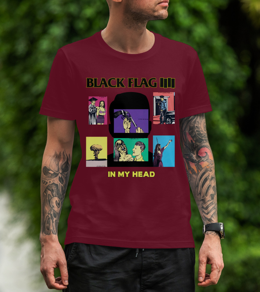 Black Flag Iiii In My Head T-Shirt