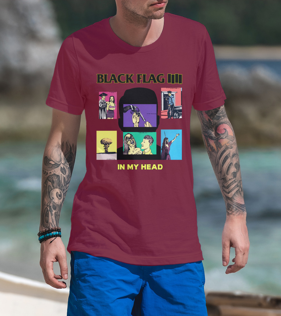 Black Flag Iiii In My Head T-Shirt
