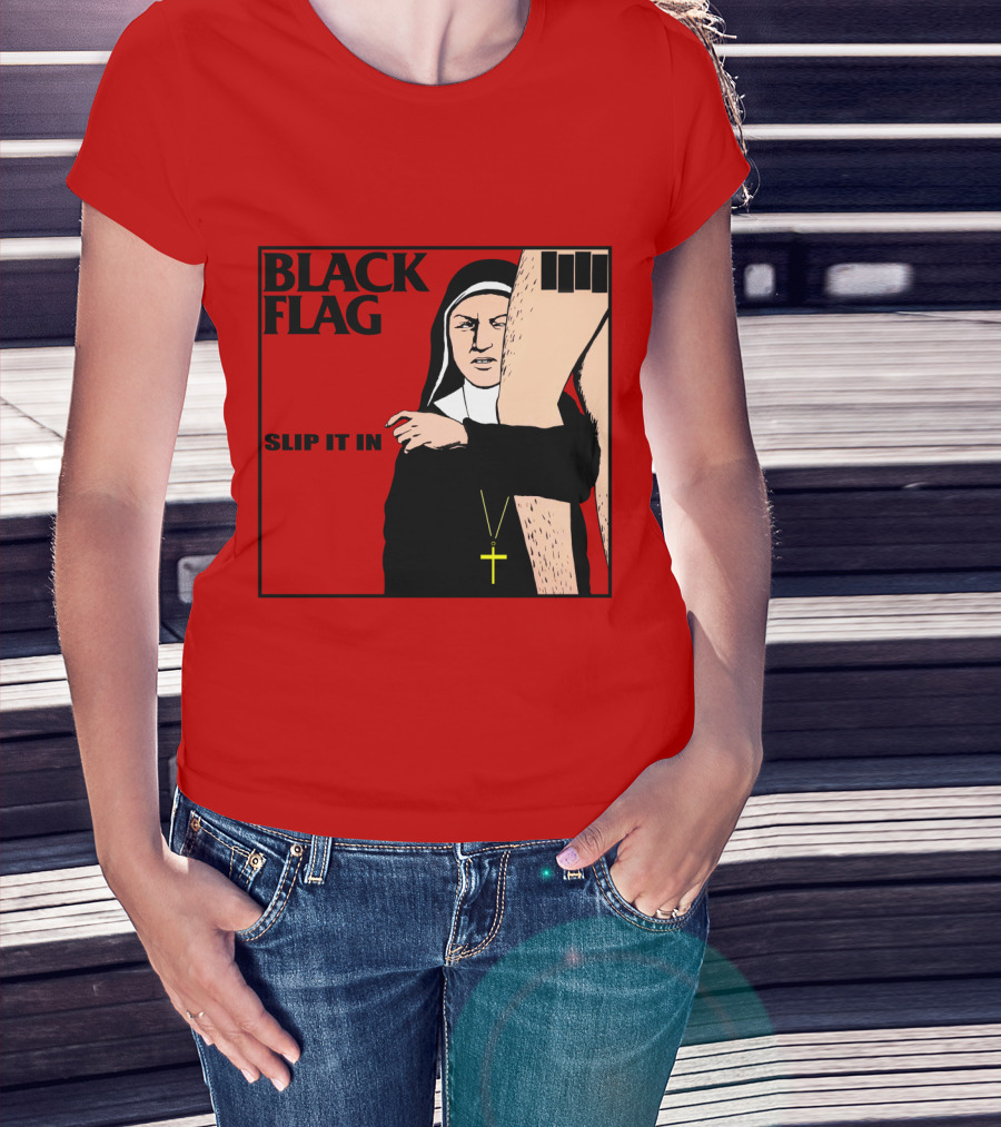 Black Flag Slip It In Album Cover T-Shirt