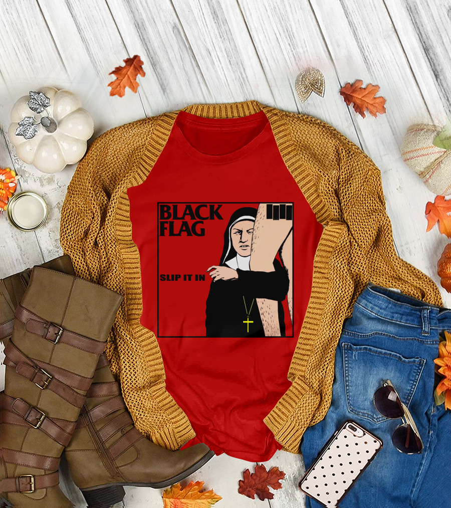 Black Flag Slip It In Album Cover T-Shirt