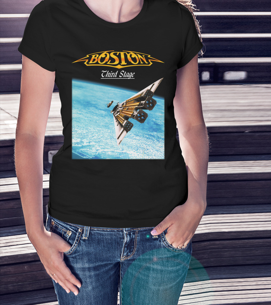 Boston Third Stage Spaceship Album Cover T-Shirt