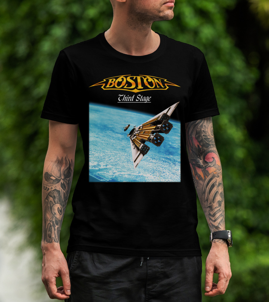 Boston Third Stage Spaceship Album Cover T-Shirt