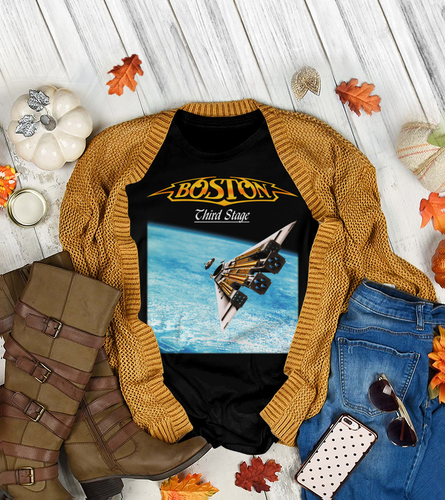 Boston Third Stage Spaceship Album Cover T-Shirt