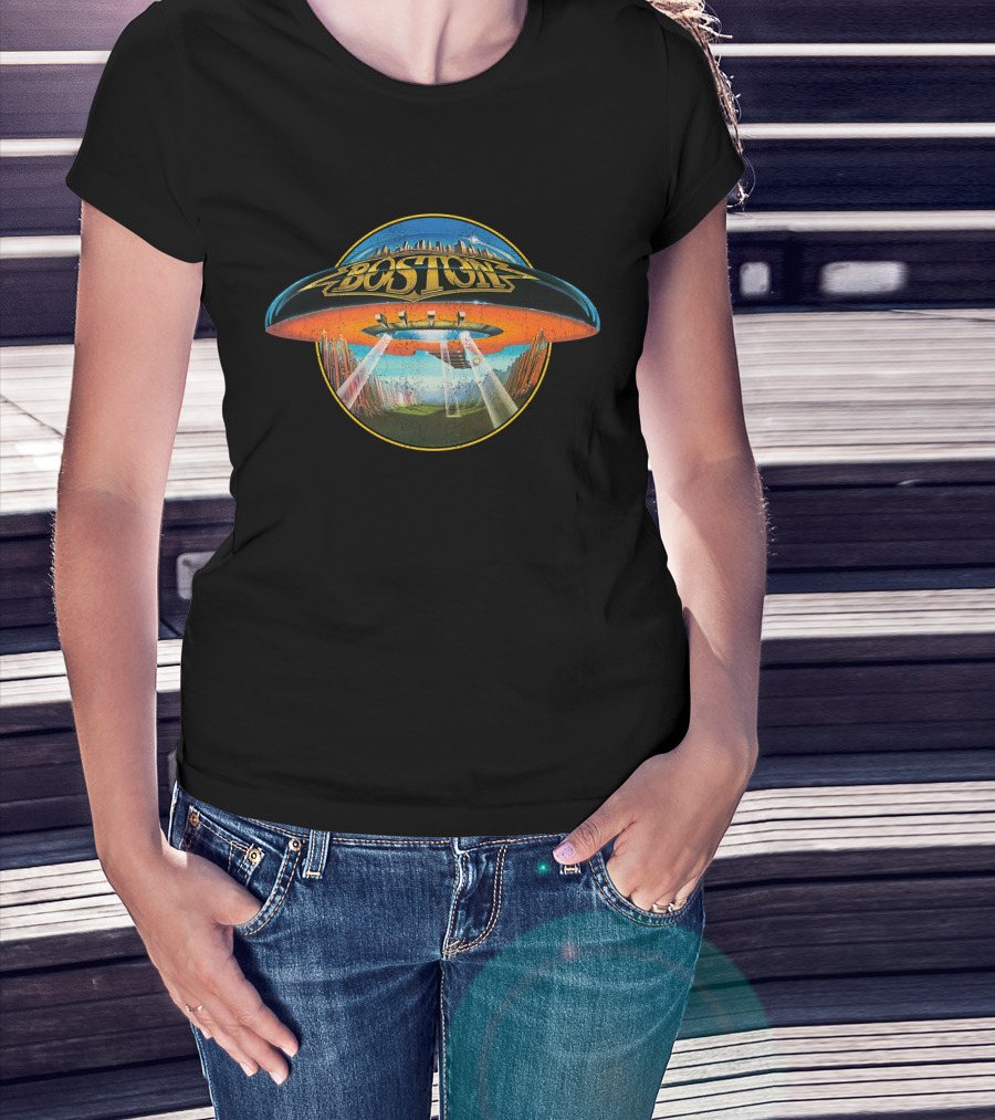 Boston Rock Band Ufo Album Imagery Bt 06 - Don't Look Back T-Shirt