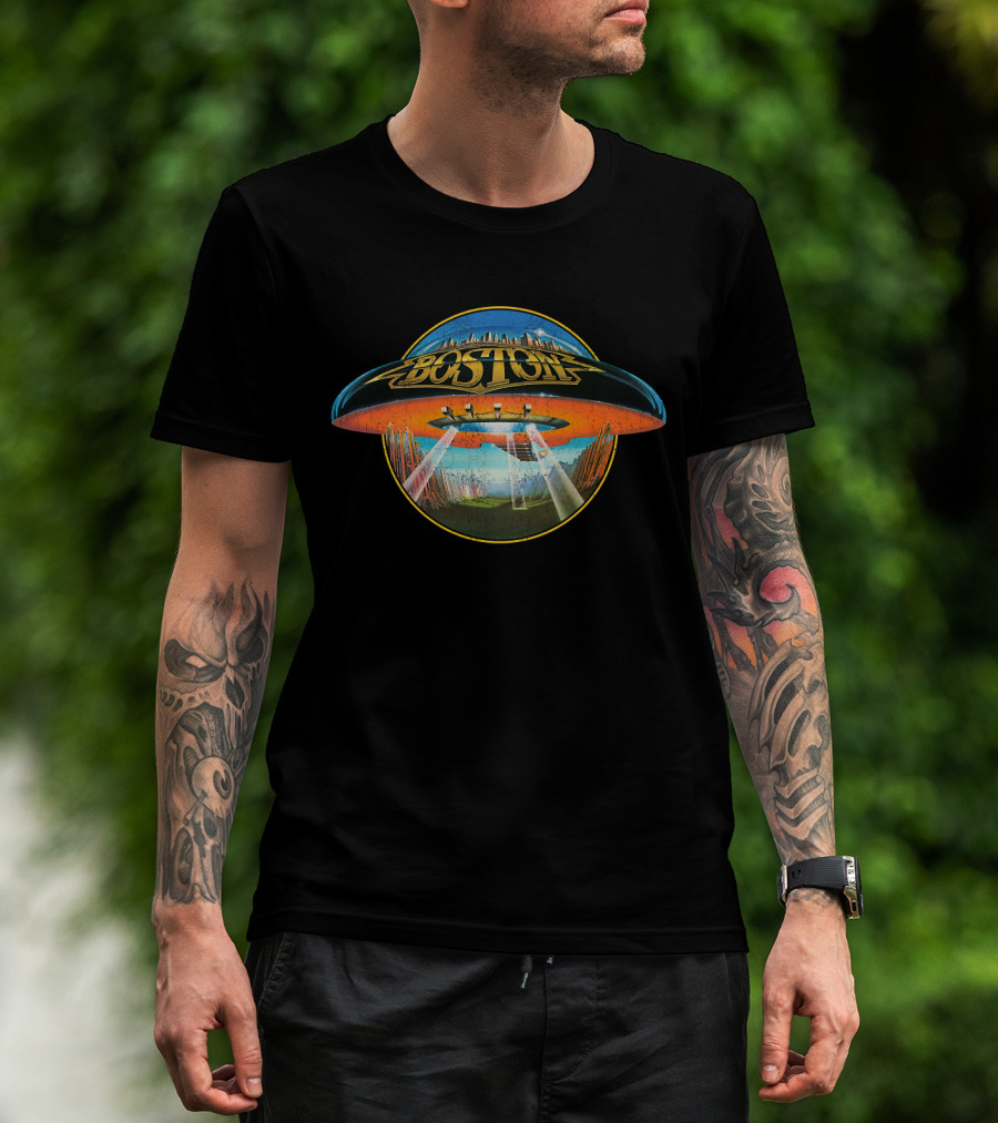 Boston Rock Band Ufo Album Imagery Bt 06 - Don't Look Back T-Shirt