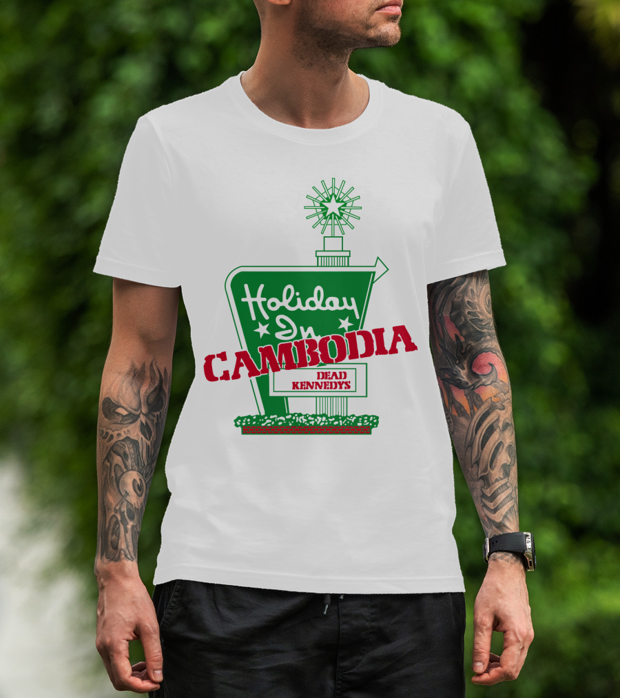 Holiday In Cambodia Dead Kennedys Iconic Sign T-Shirt
