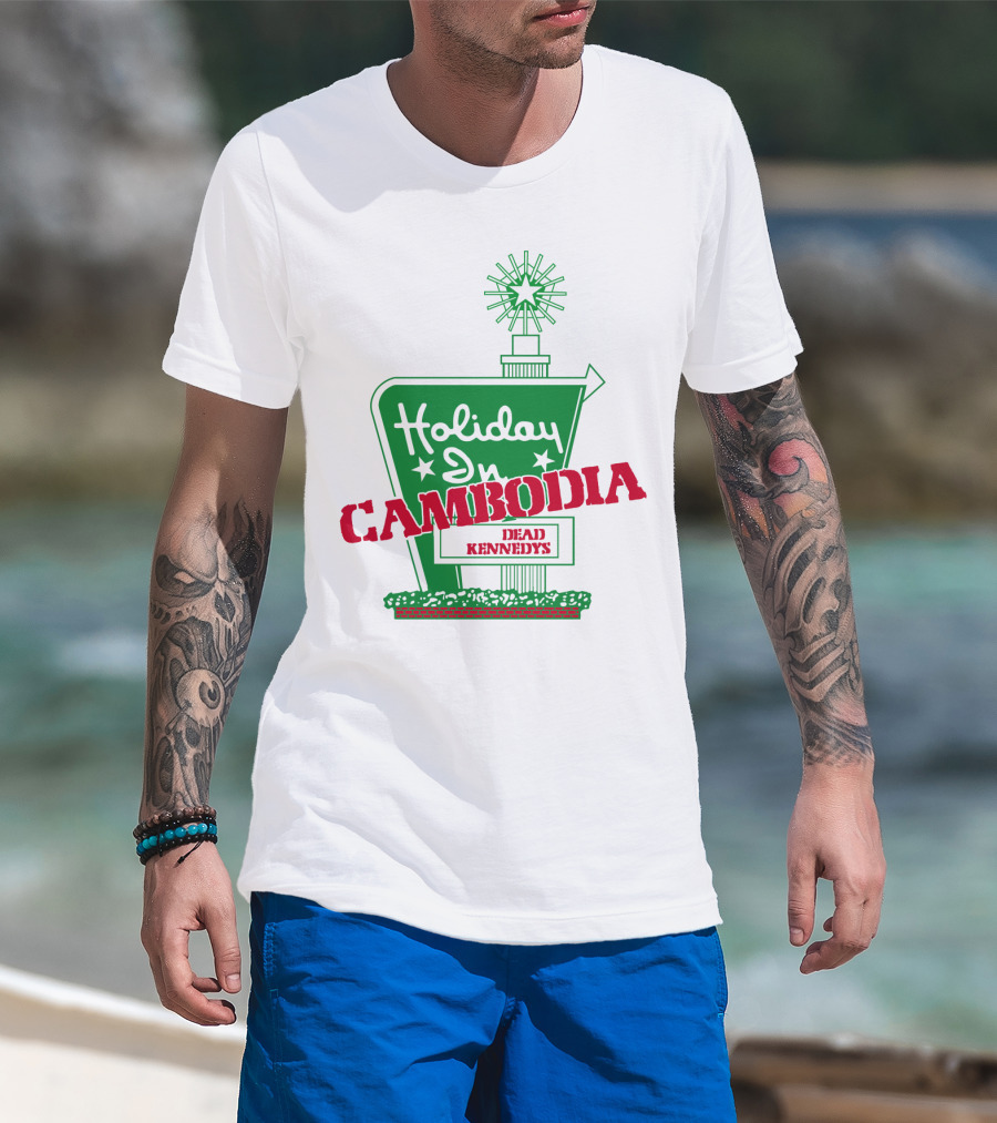 Holiday In Cambodia Dead Kennedys Iconic Sign T-Shirt
