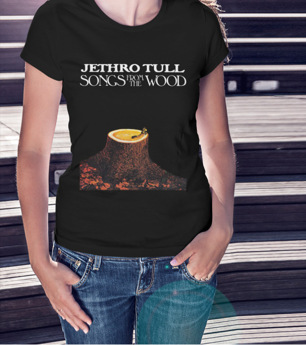 Jethro Tull Songs From The Wood Tree Stump And Axe T-Shirt
