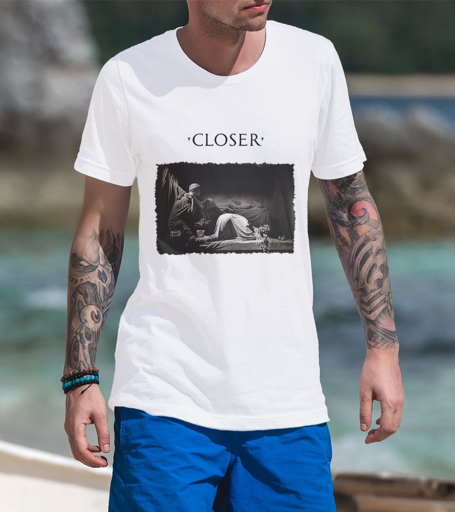 Joy Division Closer Album Cover Artistic Rendition T-Shirt