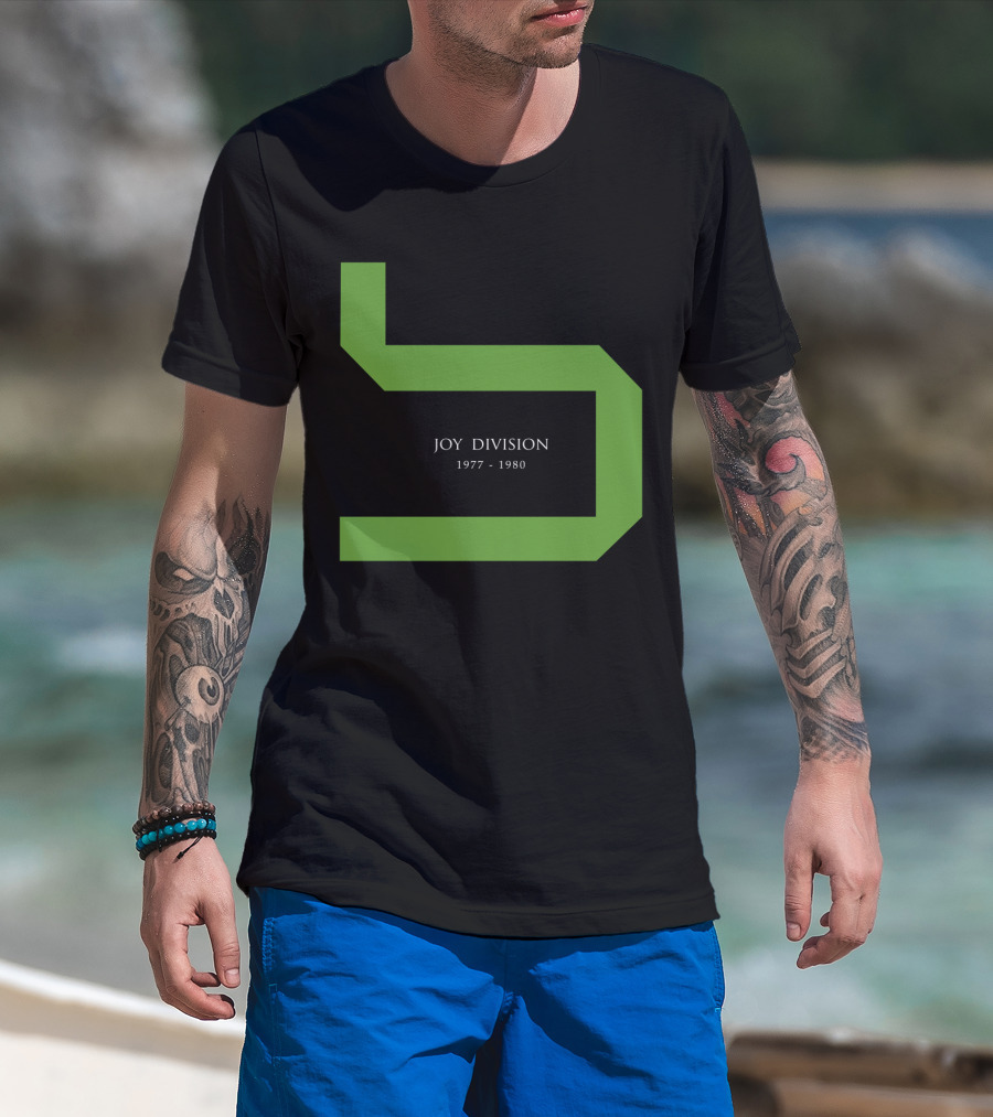 Joy Division 1977 - 1980 Green Abstract Symbol T-Shirt