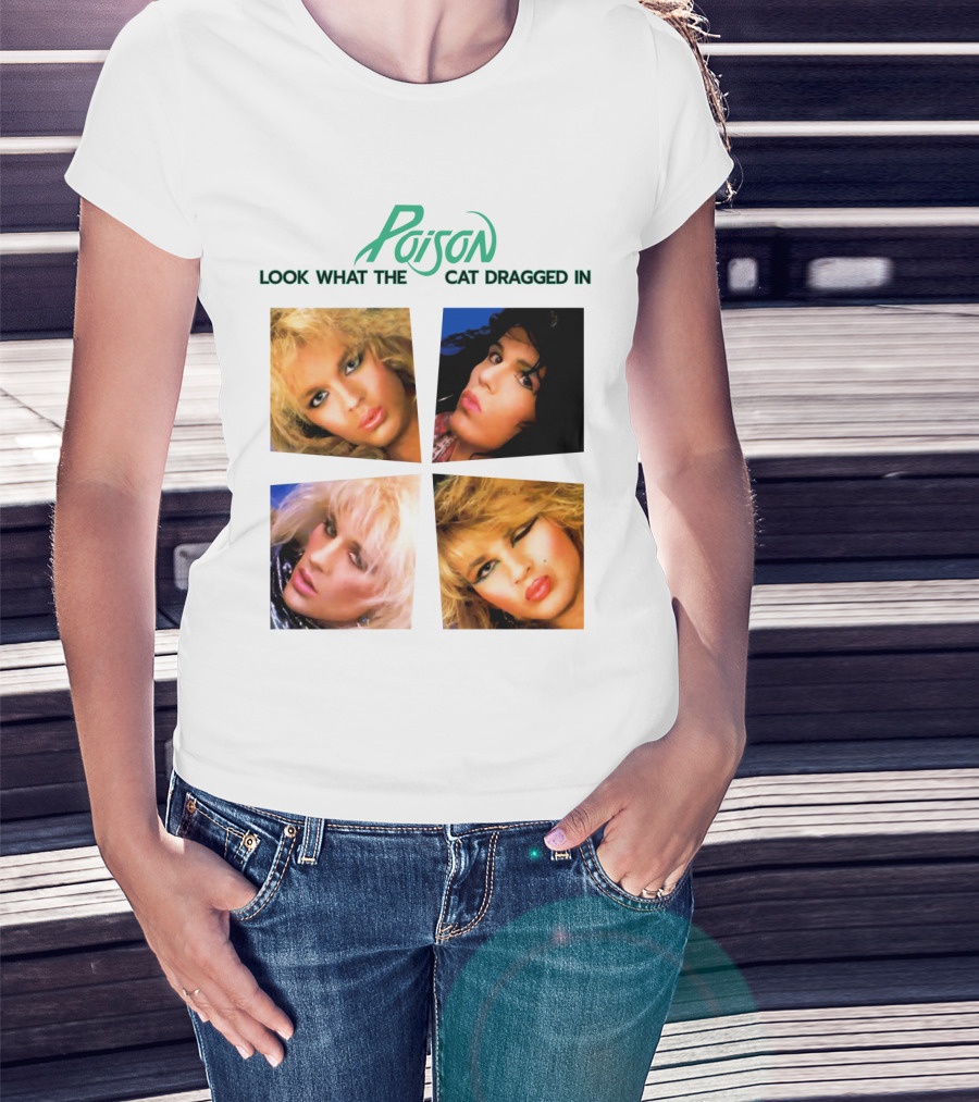 Poison Look What The Cat Dragged In T-Shirt