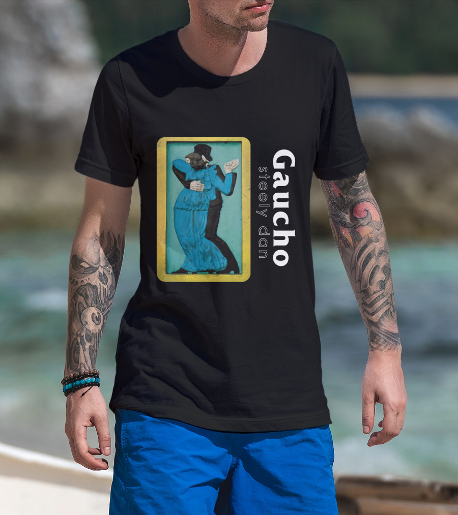 Gaucho Steely Dan Dancing Couple Artwork T-Shirt