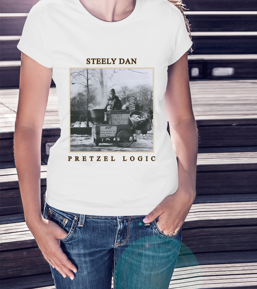 Steely Dan Pretzel Logic Hot Pretzels 15 Cents T-Shirt