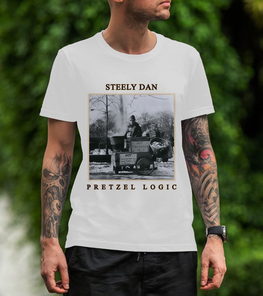 Steely Dan Pretzel Logic Hot Pretzels 15 Cents T-Shirt