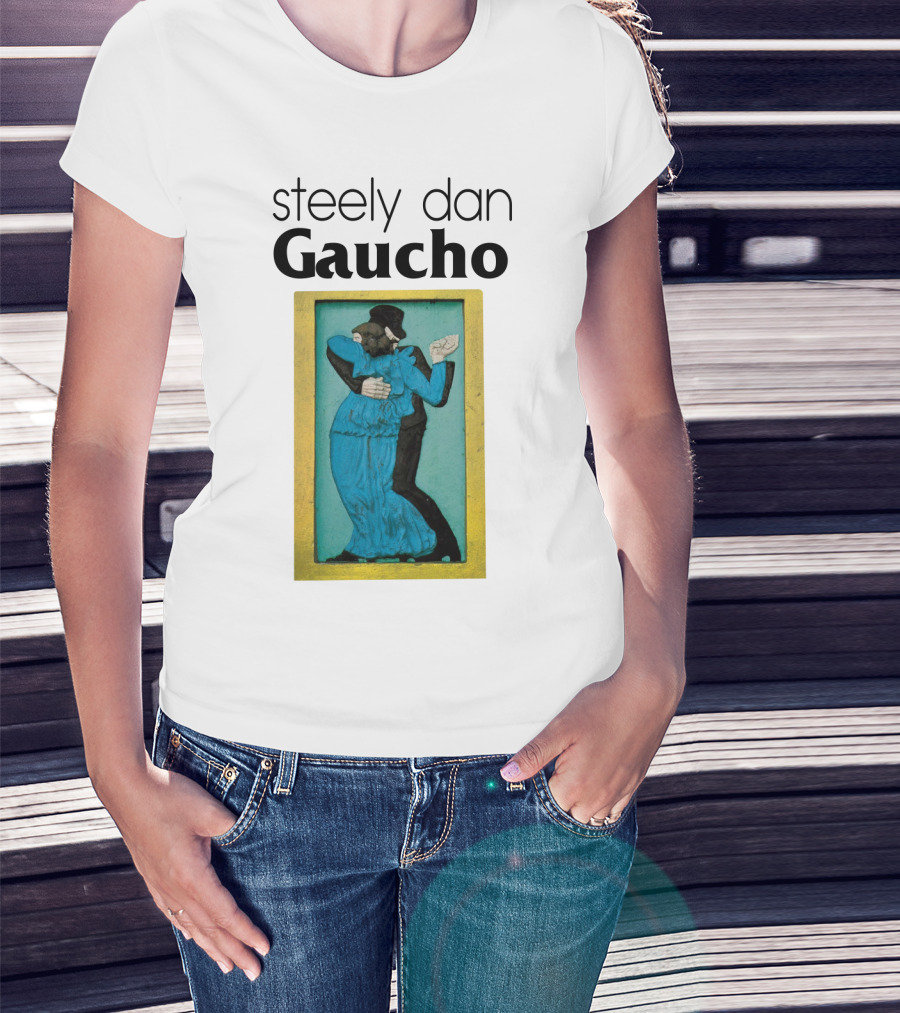 Steely Dan Gaucho Dancing Couple Iconic Album Artwork T-Shirt