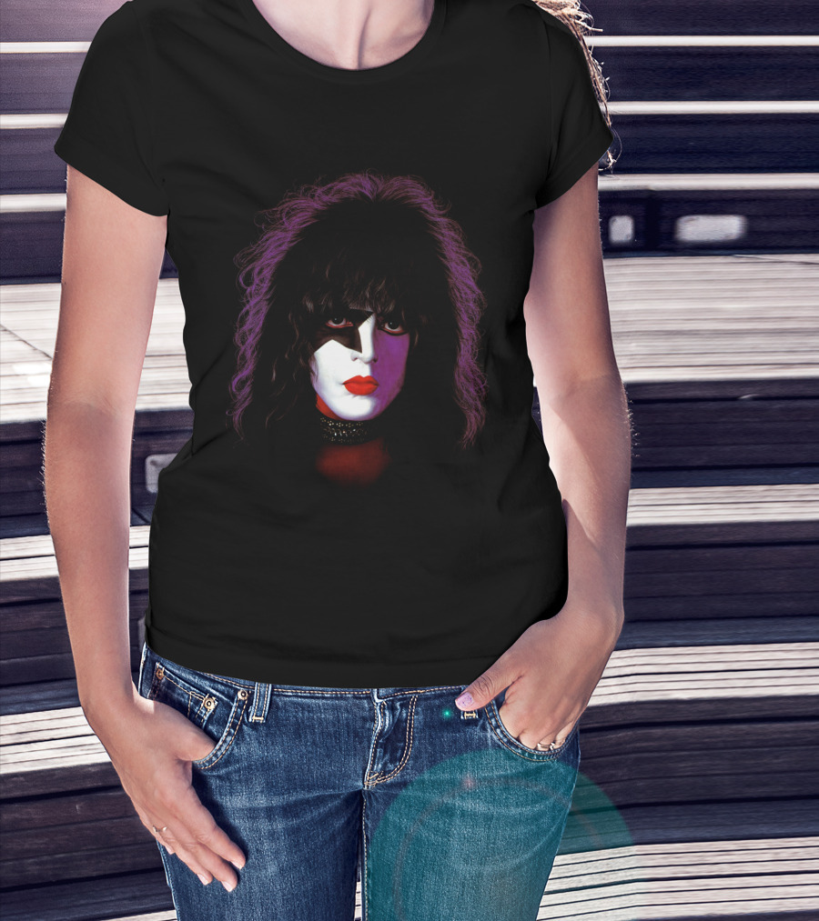 Ki (34) Paul Stanley Starchild Makeup Face T-Shirt