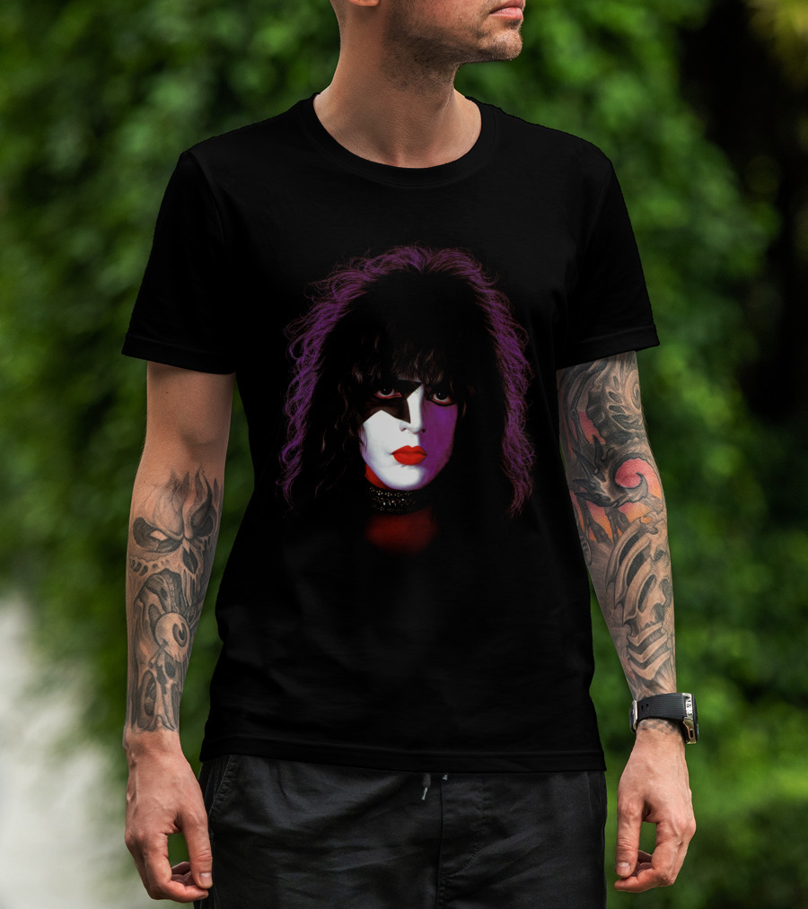 Ki (34) Paul Stanley Starchild Makeup Face T-Shirt