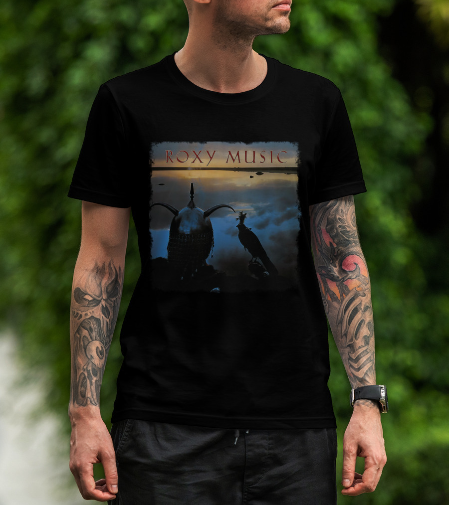 Roxy Music Album Cover With Mystical Landscape Scene T-Shirt
