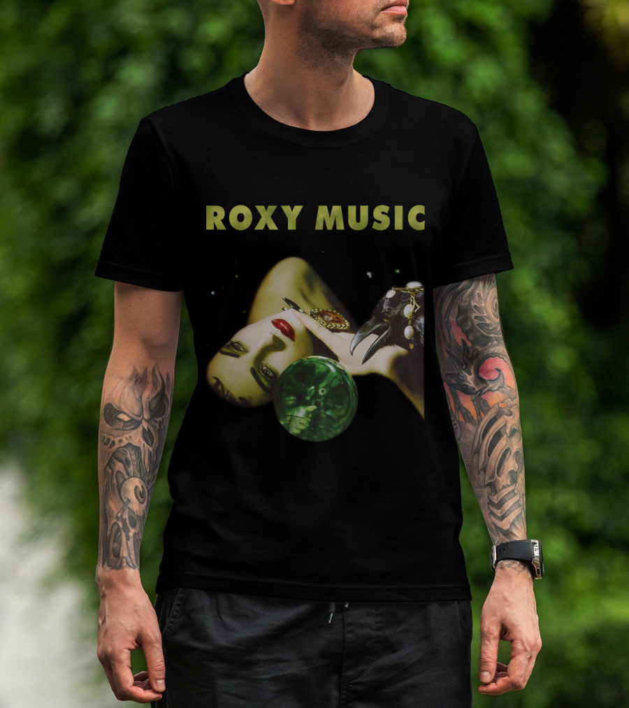 Roxy Music Vintage Album Cover Art T-Shirt