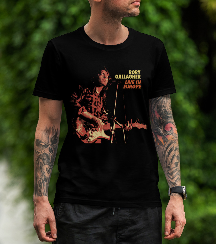 Rory Gallagher Live In Europe T-Shirt