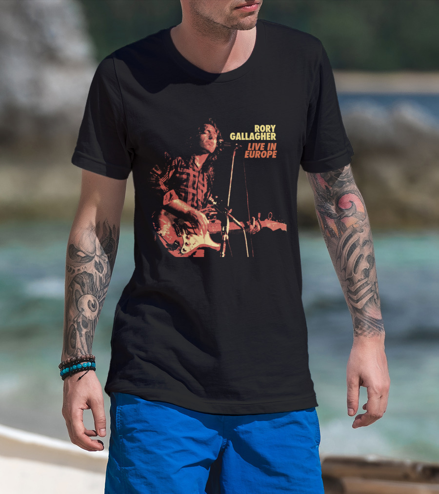 Rory Gallagher Live In Europe T-Shirt