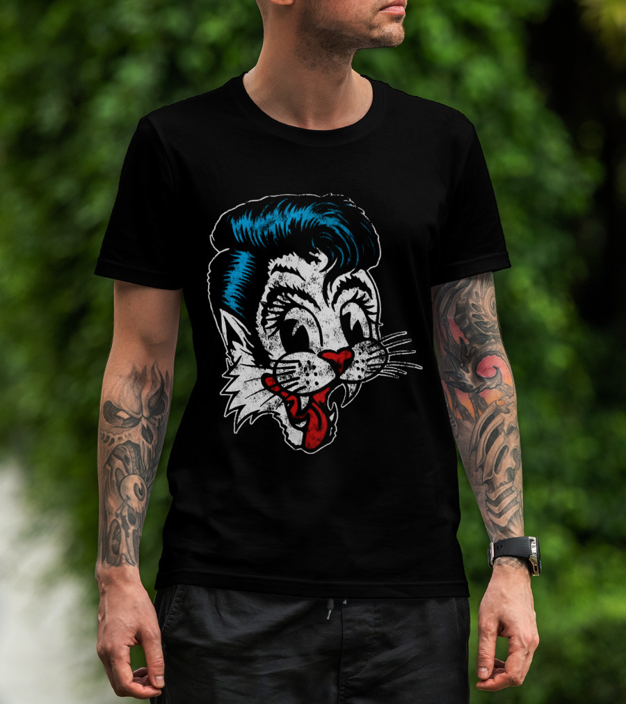 Rockabilly Cat T-Shirt