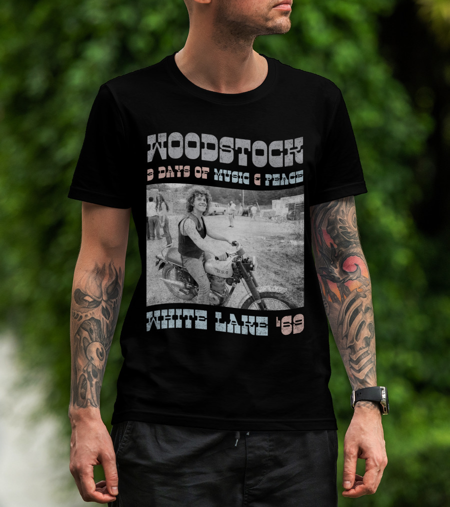 Woodstock 3 Days Of Music & Peace White Lake '69 T-Shirt