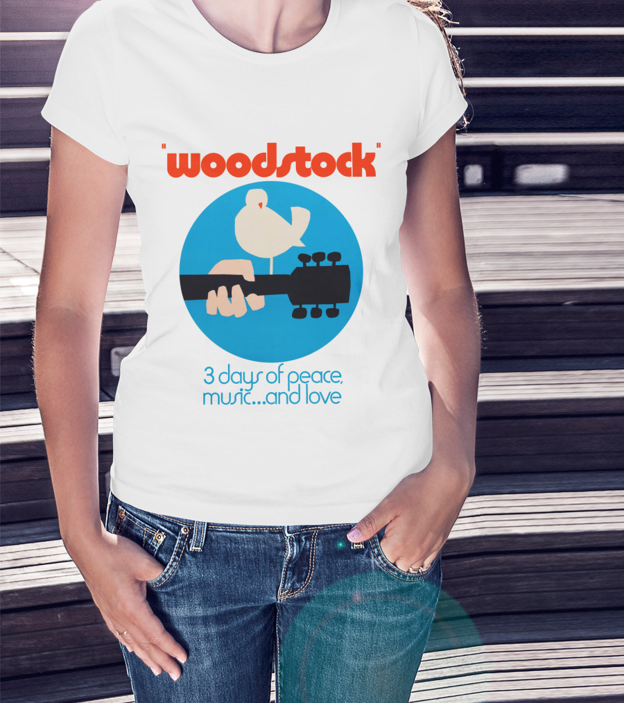 Woodstock 3 Days Of Peace Music And Love T-Shirt