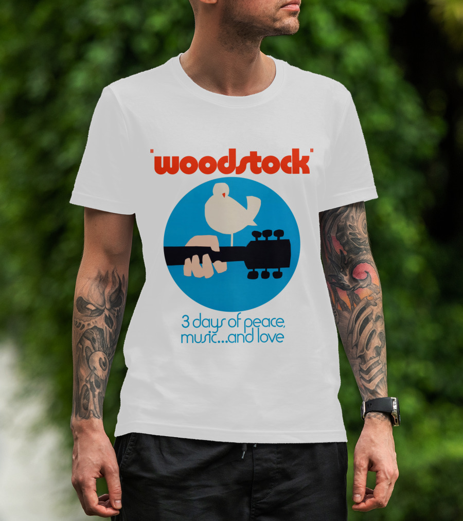Woodstock 3 Days Of Peace Music And Love T-Shirt