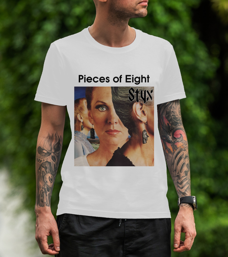 Pieces Of Eight Styx Album Artwork T-Shirt