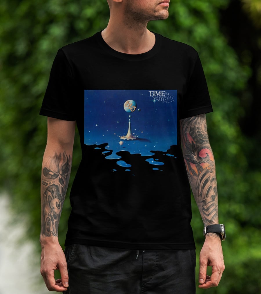 Elo Time Album Cover Space Scene T-Shirt