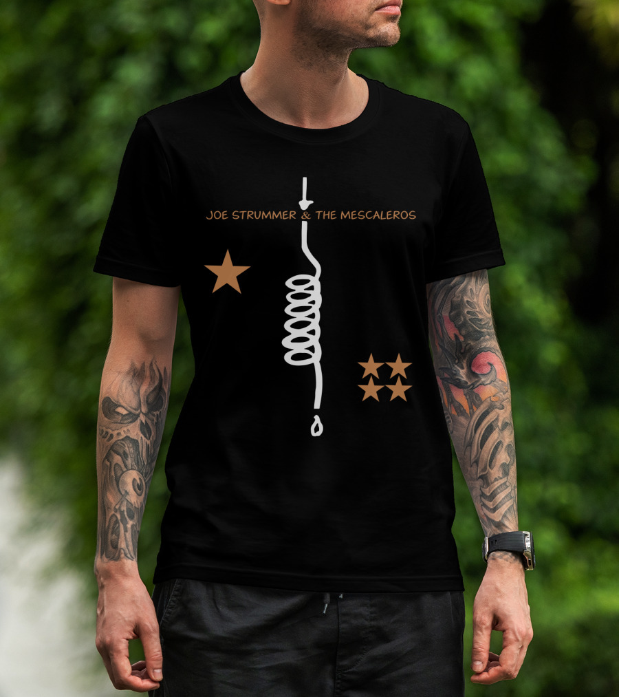 Joe Strummer & The Mescaleros Star Spiral Iconography T-Shirt