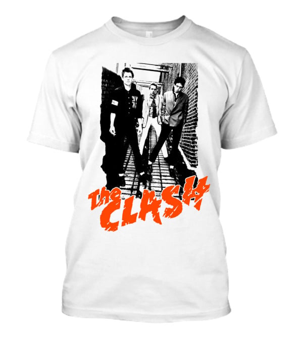 The Clash Iconic Punk Rock Band Photography T-Shirt