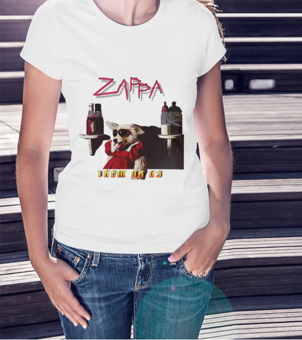 Zappa Them Or Us Dog In Sunglasses With Ketchup And Mustard T-Shirt