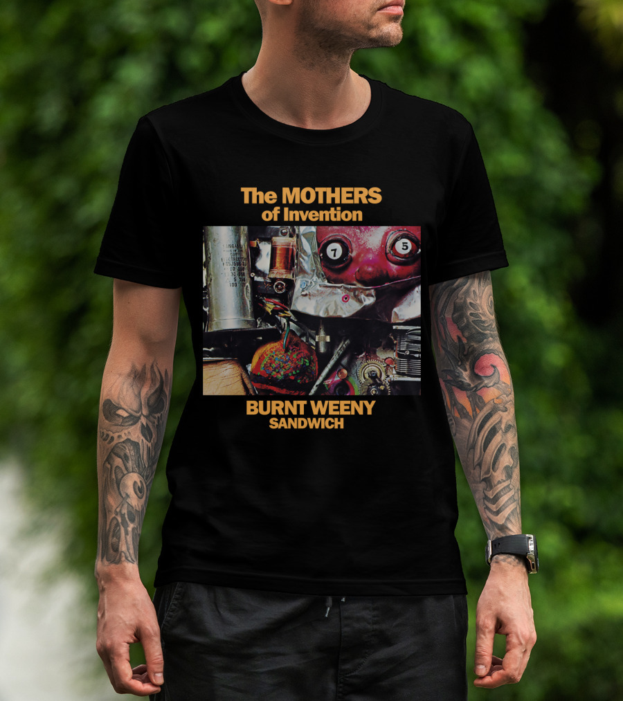 The Mothers Of Invention Burnt Weeny Sandwich Vintage Album Cover T-Shirt