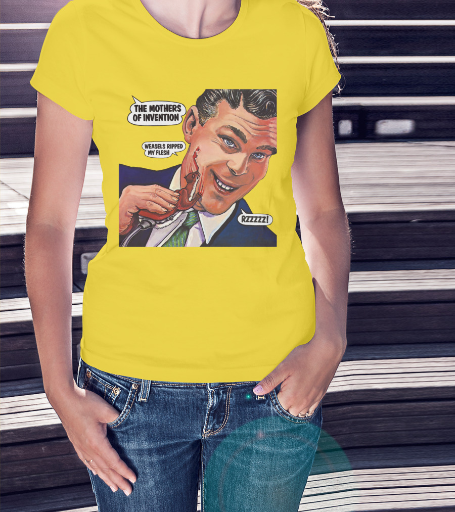 The Mothers Of Invention Weasels Ripped My Flesh Rzzzzz! Tmoi T-Shirt