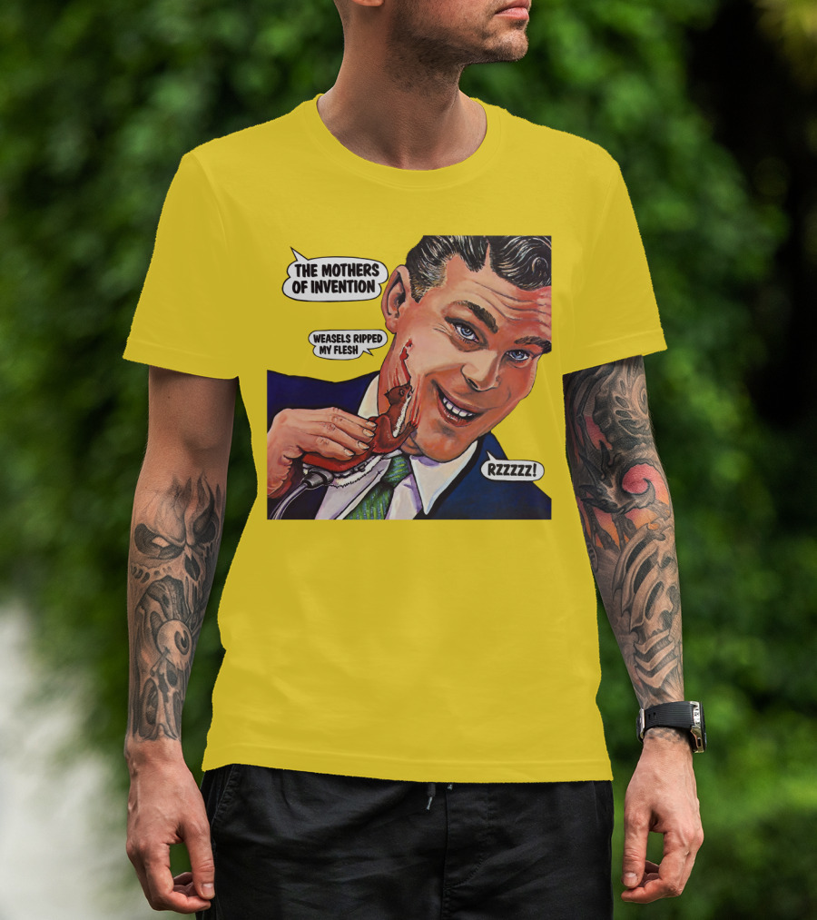 The Mothers Of Invention Weasels Ripped My Flesh Rzzzzz! Tmoi T-Shirt