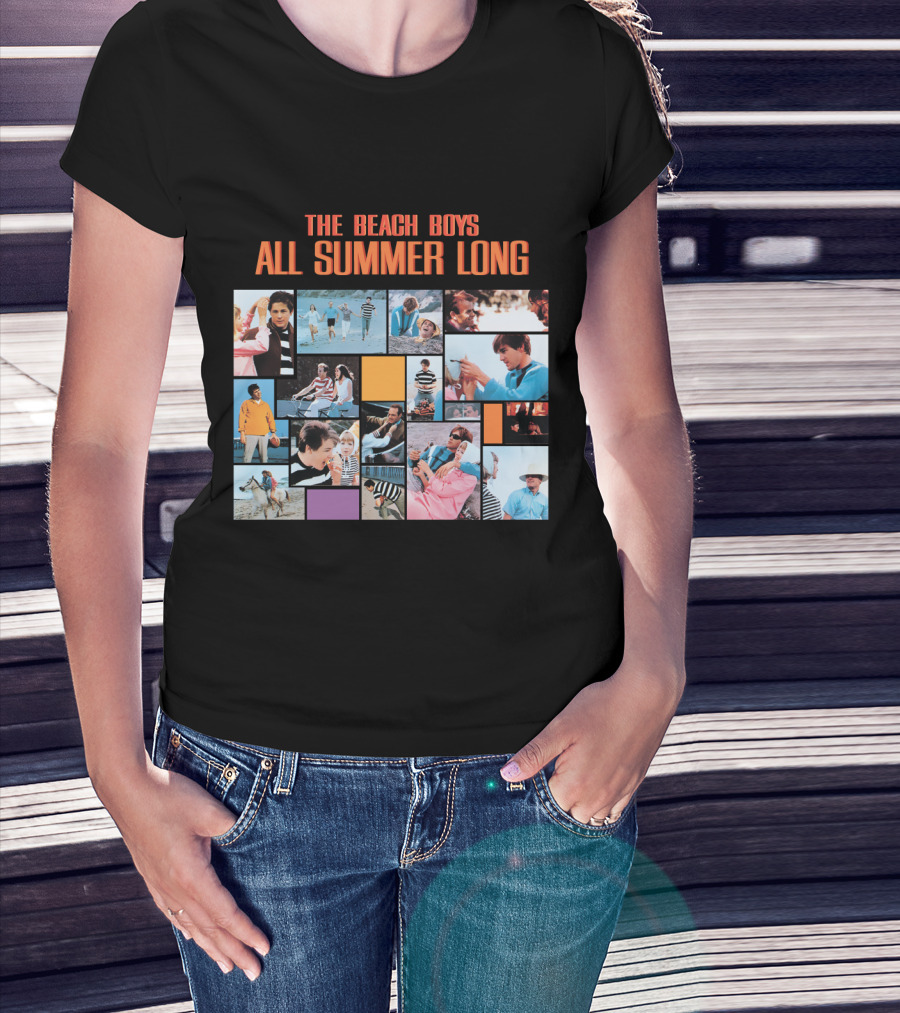 The Beach Boys All Summer Long Collage Vibrant Nostalgic T-Shirt