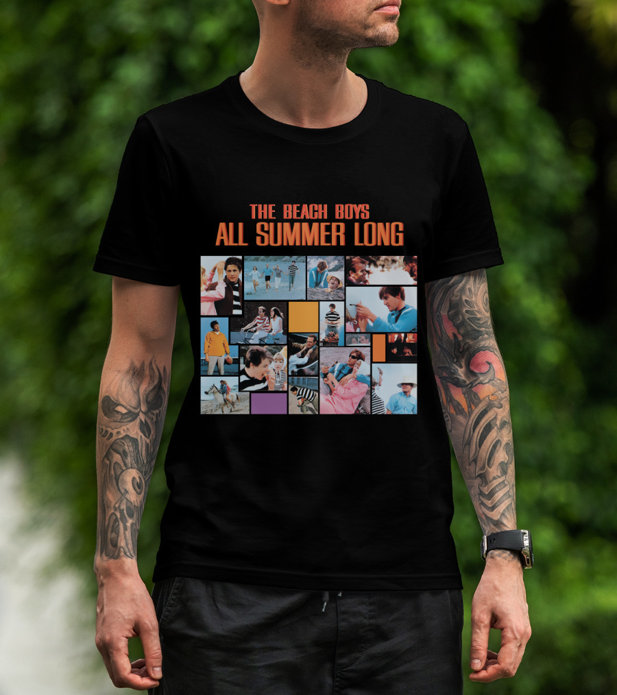 The Beach Boys All Summer Long Collage Vibrant Nostalgic T-Shirt