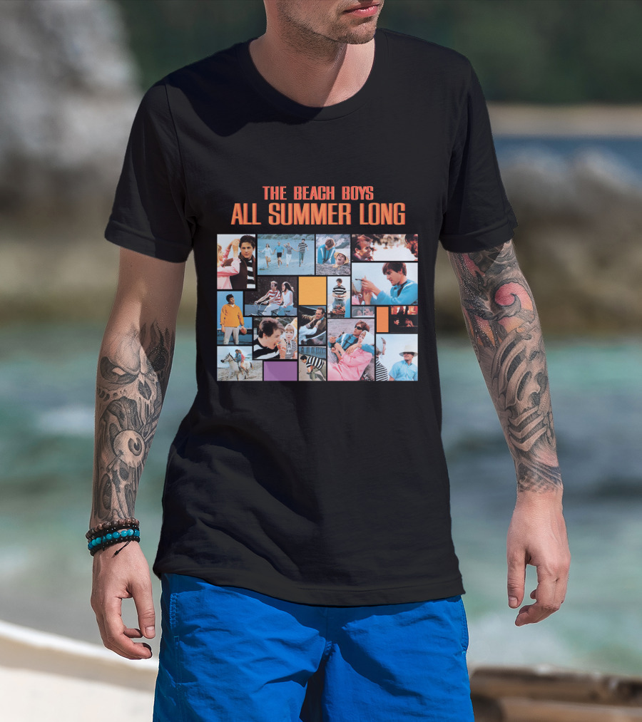 The Beach Boys All Summer Long Collage Vibrant Nostalgic T-Shirt