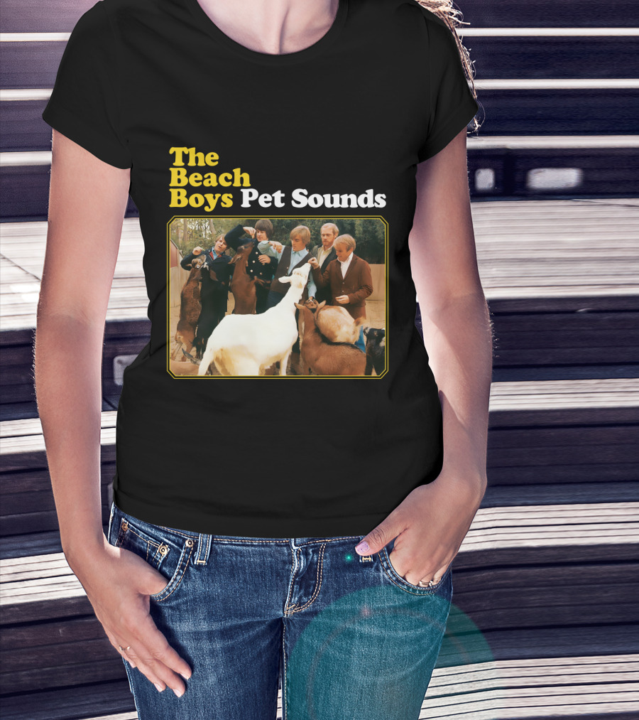 The Beach Boys Pet Sounds Album Cover Goat Farm Scene T-Shirt