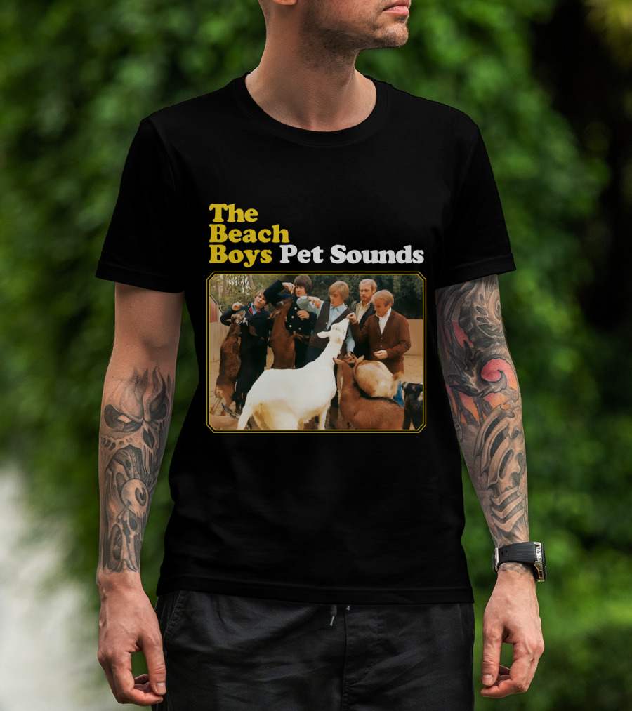 The Beach Boys Pet Sounds Album Cover Goat Farm Scene T-Shirt