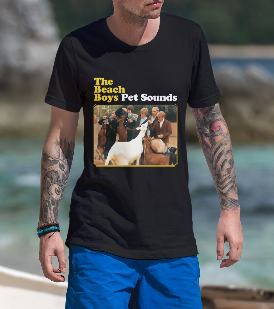 The Beach Boys Pet Sounds Album Cover Goat Farm Scene T-Shirt