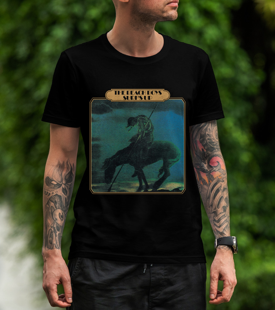 The Beach Boys Surf's Up Vintage Album Cover Art Rider On Horseback T-Shirt
