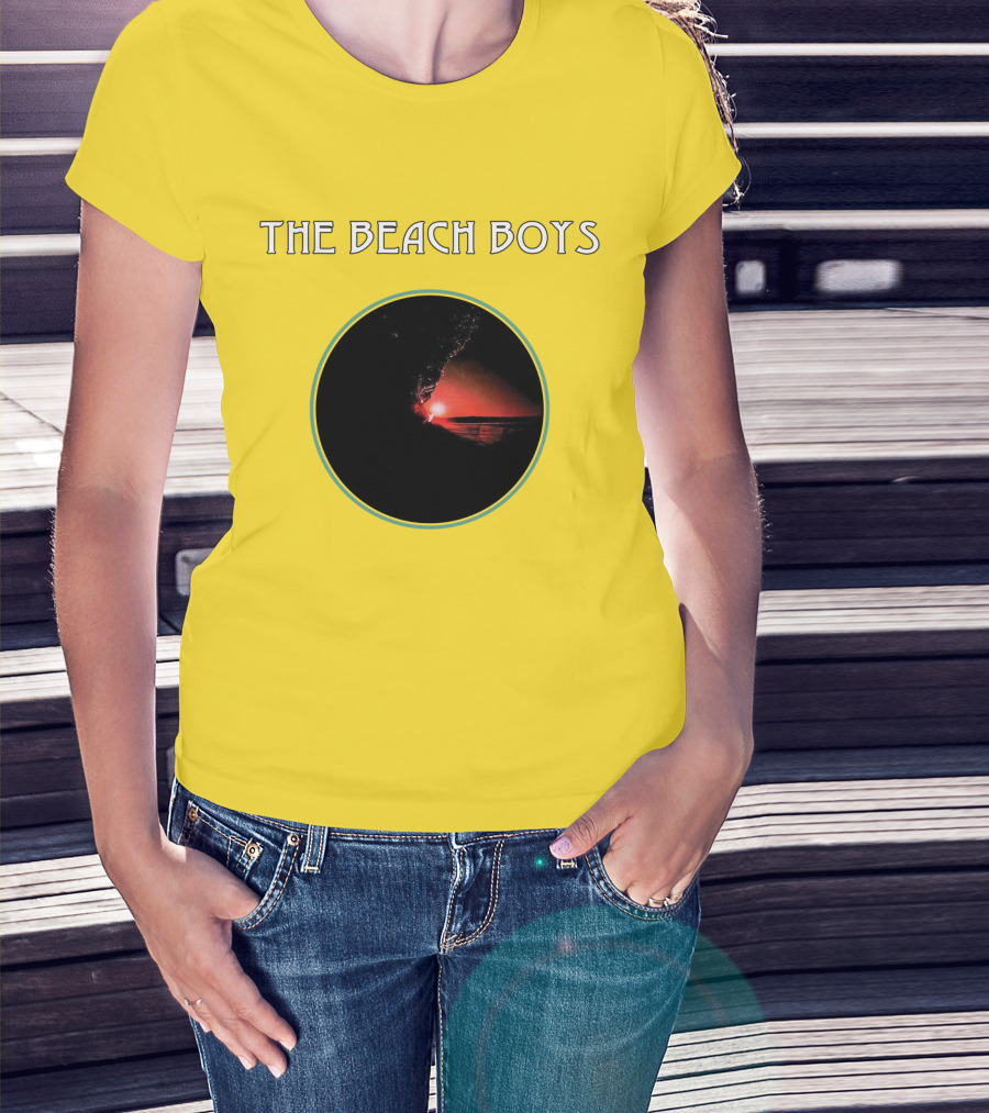 The Beach Boys Surfing Sunset Circle T-Shirt