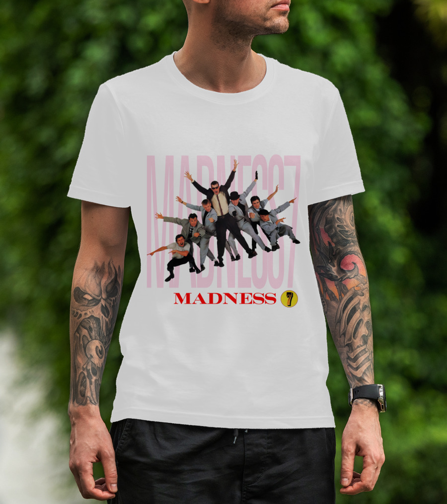 Madness 7 Band Group Pose T-Shirt