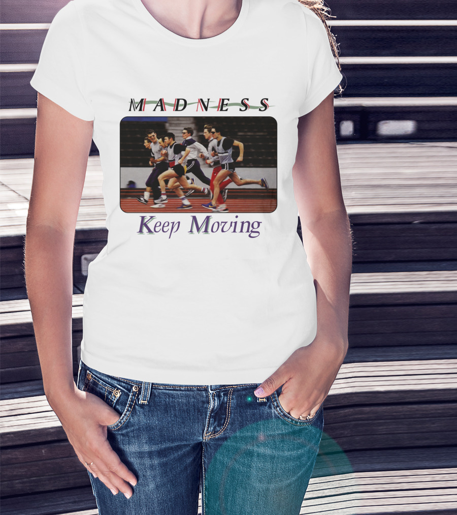 Madness Keep Moving Running Team 1983 Album Cover T-Shirt