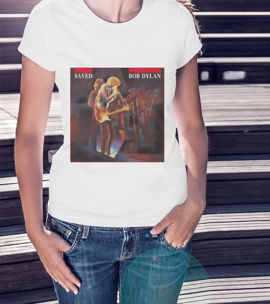 Bob Dylan Saved Live Performance Artwork T-Shirt