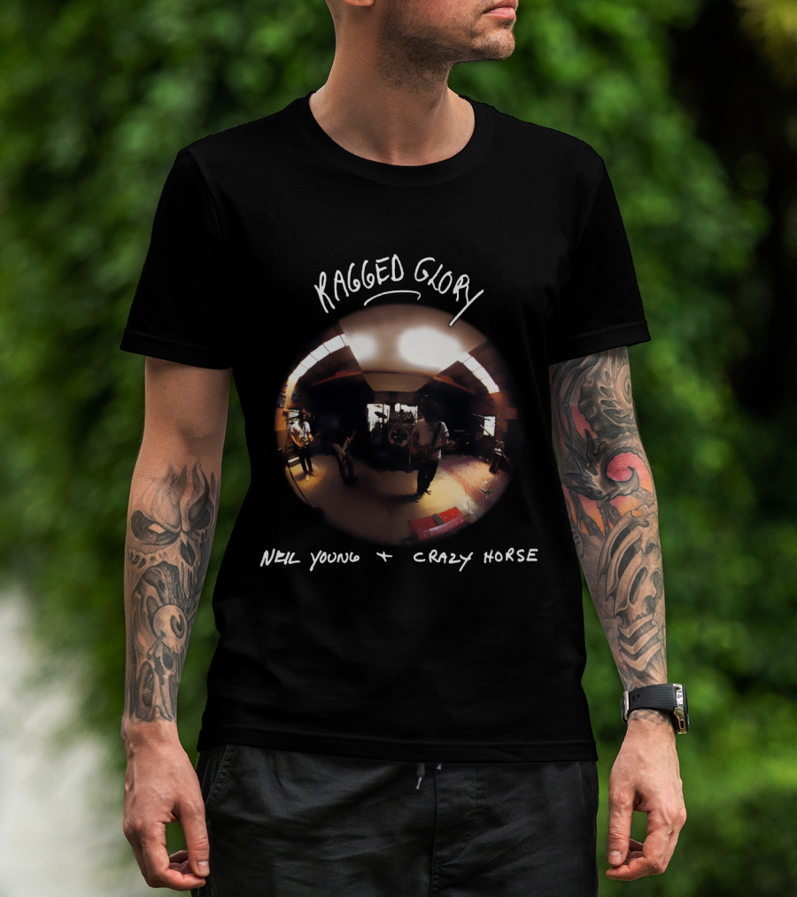 Ragged Glory Neil Young And Crazy Horse Album Cover T-Shirt